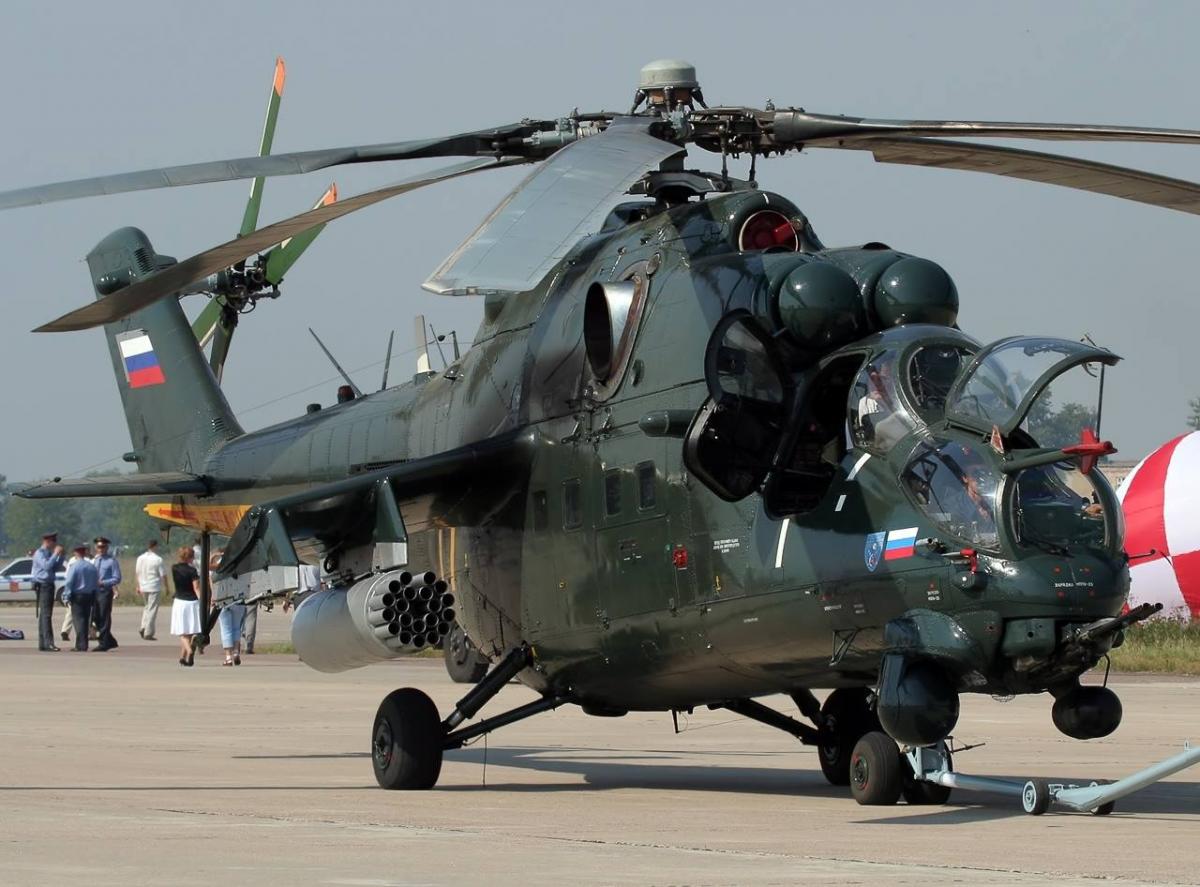 Гелікоптер Мі-35 / Міноборони Російської Федерації / Facebook Гелікоптер Мі-35 / Міноборони Російської Федерації / Facebook