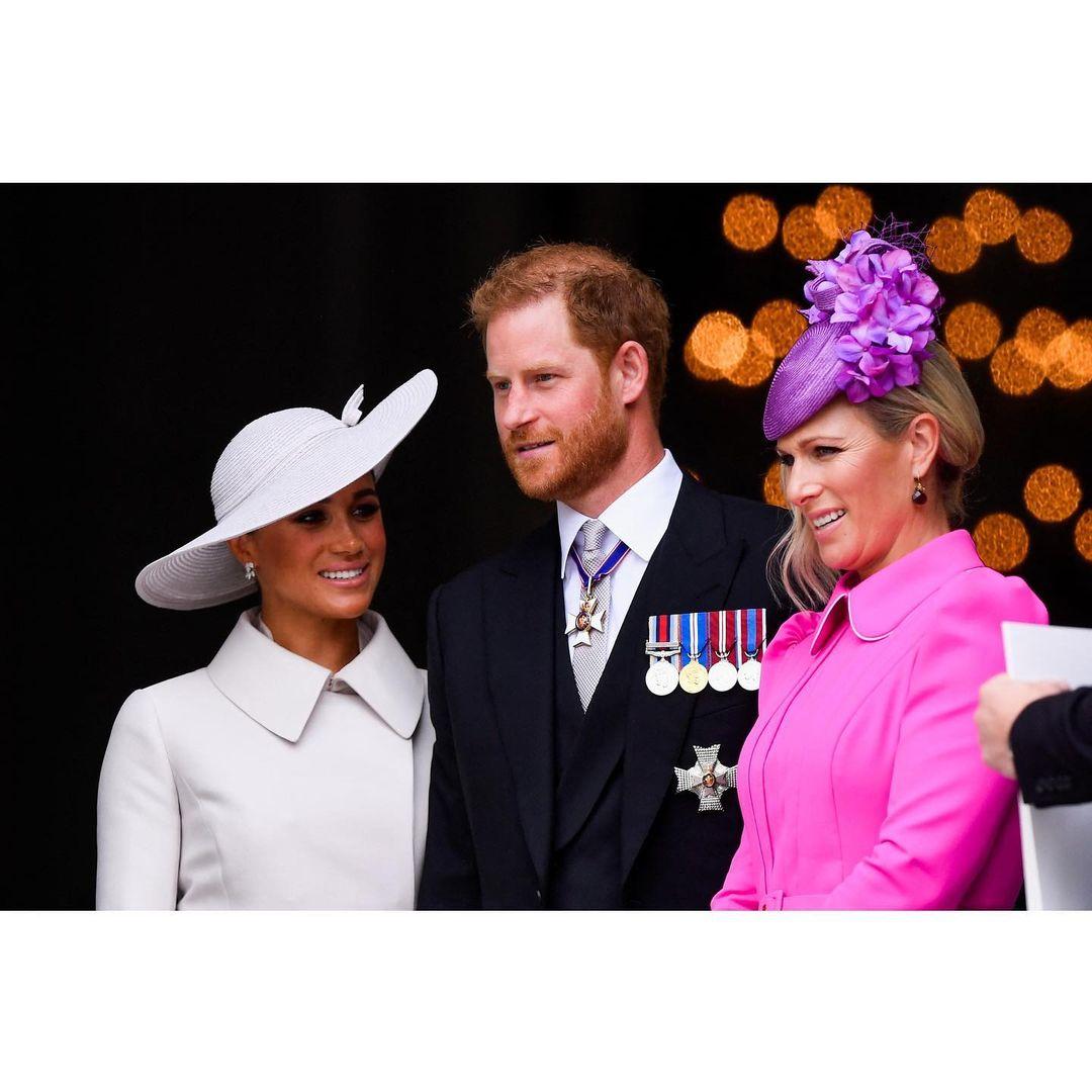 Принц Гаррі і Меган Маркл на службі з приводу ювілею королеви / фото instagram.com/theroyalfamily/ Принц Гаррі і Меган Маркл на службі з приводу ювілею королеви / фото instagram.com/theroyalfamily/