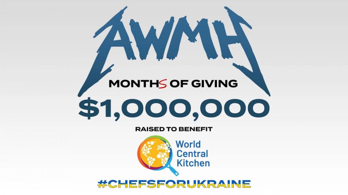 World Central Kitchen готовит обеды для украинских беженцев / фото: Metallica