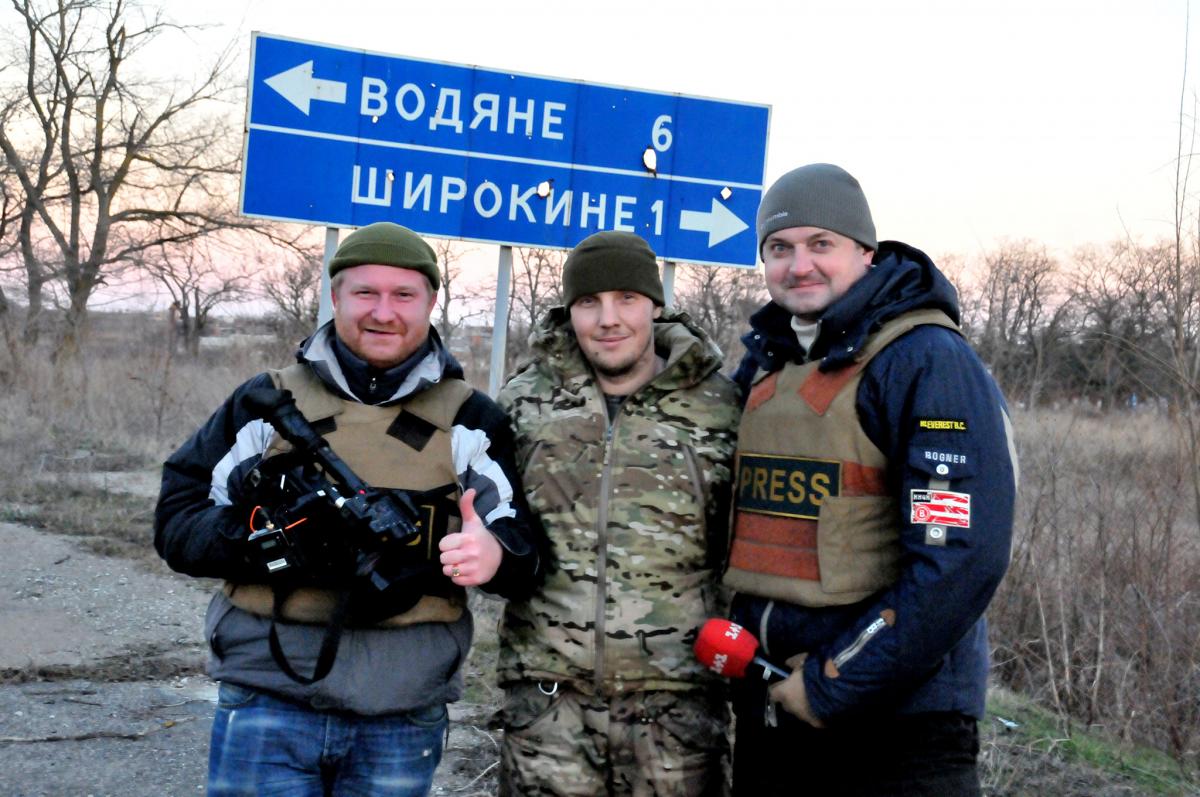 Александр Моторный на Донбассе / прессслужба Александр Моторный на Донбассе / прессслужба