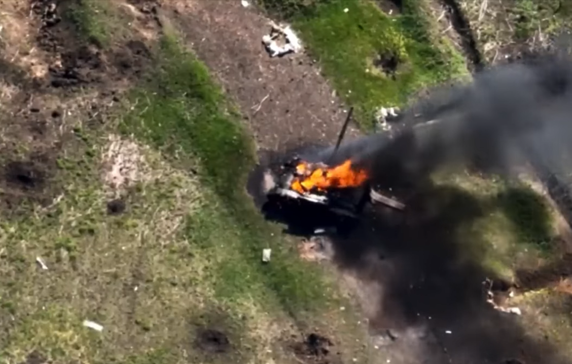 54-а бригада ЗСУ ефектно знищила ворожий танк / Скріншот 54-а бригада ЗСУ ефектно знищила ворожий танк / Скріншот