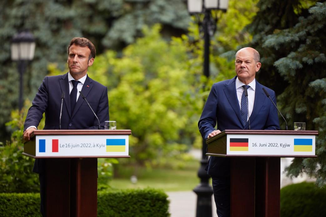 Emmanuel Macron and Olaf Scholz / photo president.gov.ua