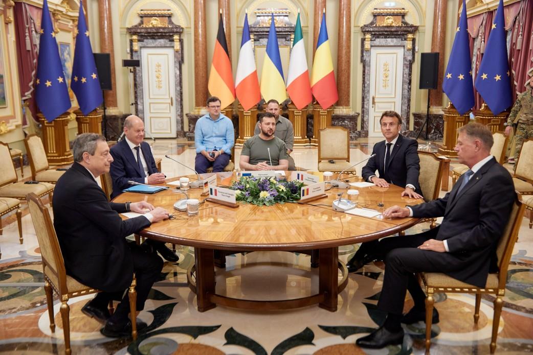 Візити європейських лідерів до Києва свідчать, що активний рівень підтримки України зберігається / фото president.gov.ua Візити європейських лідерів до Києва свідчать, що активний рівень підтримки України зберігається / фото president.gov.ua