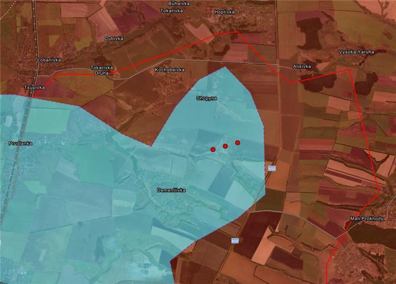 NASA FIRMS виявили значні високотемпературні аномалії в Дементіївці / знімок NASA