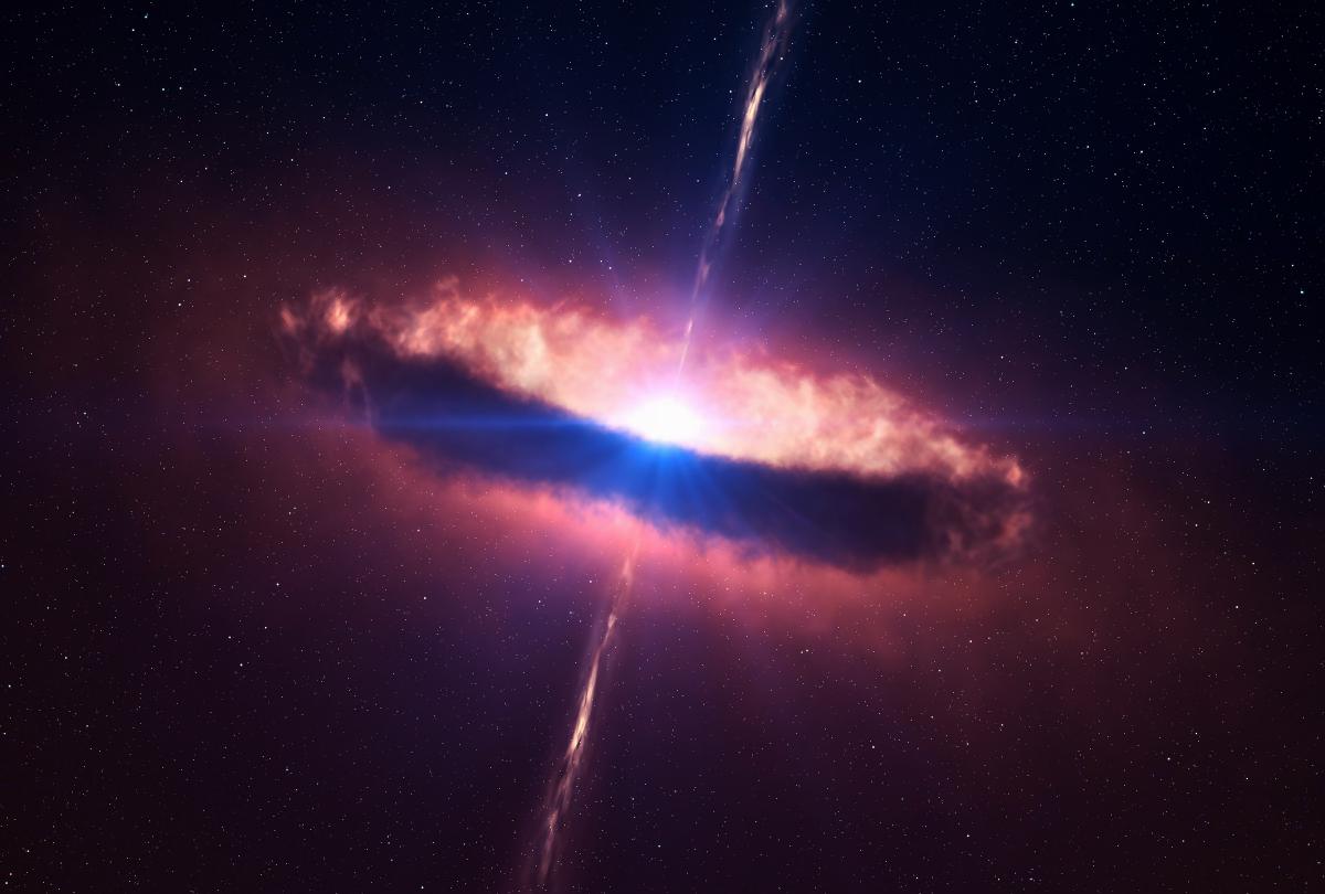 Надмасивна чорна діра росте так швидко, що світить в 7000 разів яскравіше, ніж весь Чумацький Шлях / фото ua.depositphotos.com