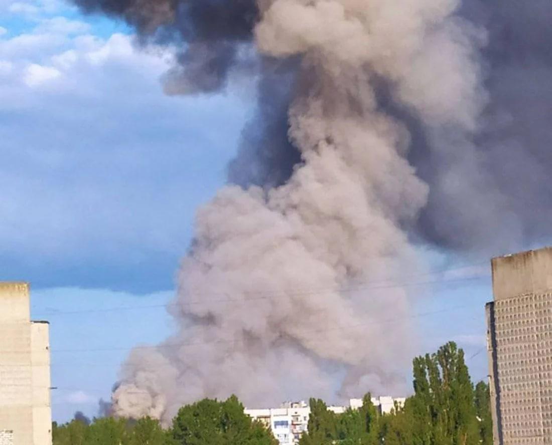 Smoke from explosions / photo: Dialog.UA