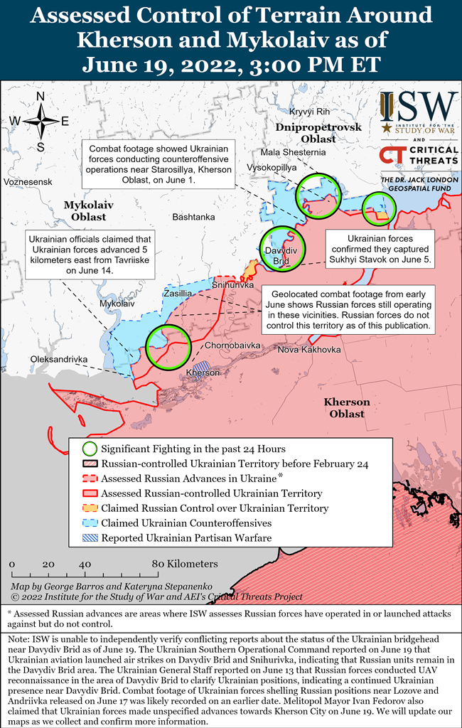 РФ обстреливает захваченные территории под чужим флагом и стягивает резервы на Запорожье - ISW РФ обстреливает захваченные территории под чужим флагом и стягивает резервы на Запорожье - ISW