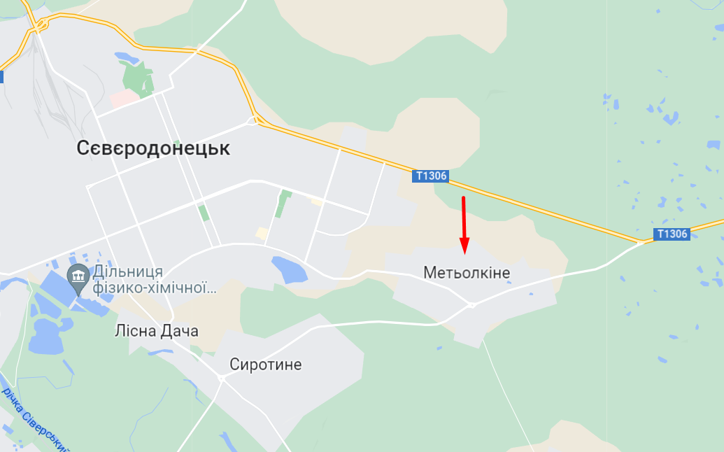 Бої за Сєвєродонецьк: втрачено контроль над селищем-сателітом / скриншот Бої за Сєвєродонецьк: втрачено контроль над селищем-сателітом / скриншот