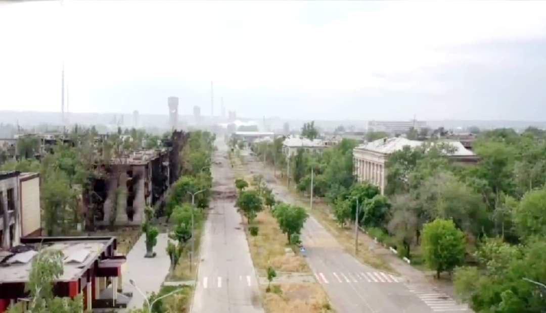 The enemy continues to destroy the Luhansk region / photo Sergei Gaidai's Telegram channel