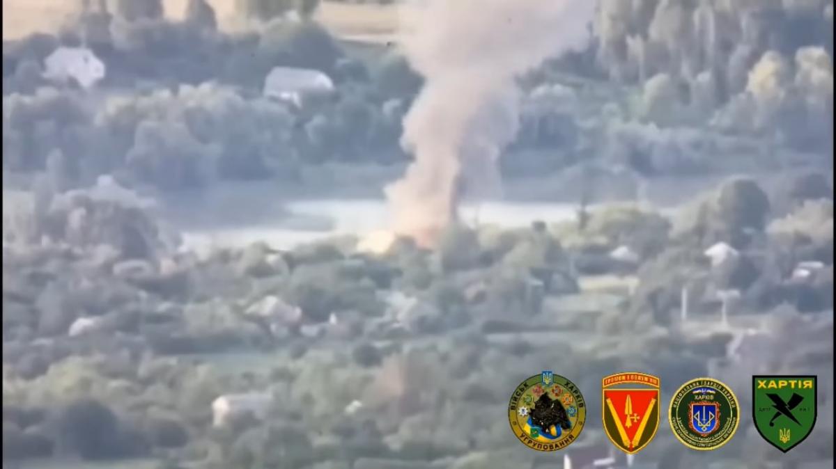 The Armed Forces of Ukraine destroyed the KNP of the occupiers and the ammunition depot / screenshot