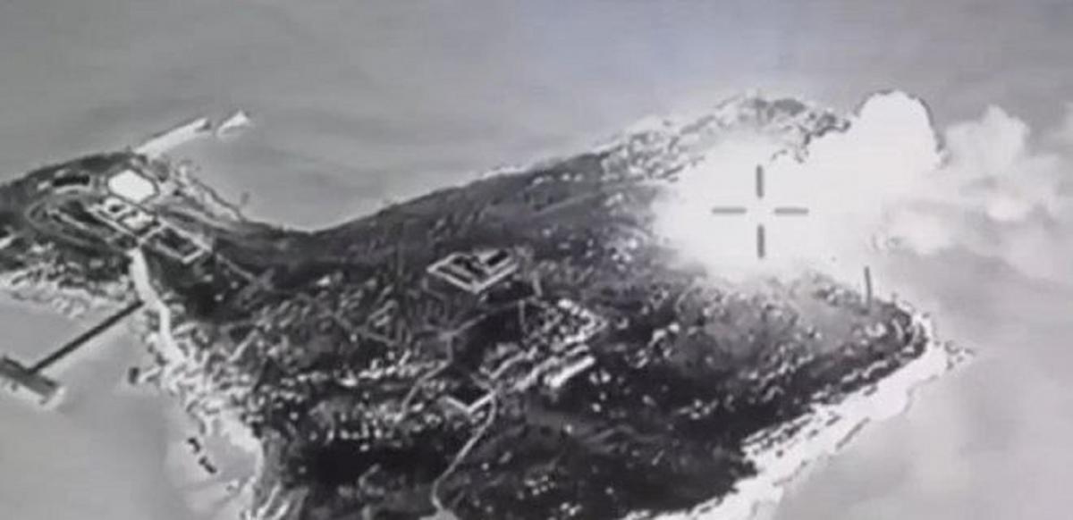 Звільнення Зміїного: опубліковано відео-хронологією визволення острова / Скріншот Звільнення Зміїного: опубліковано відео-хронологією визволення острова / Скріншот