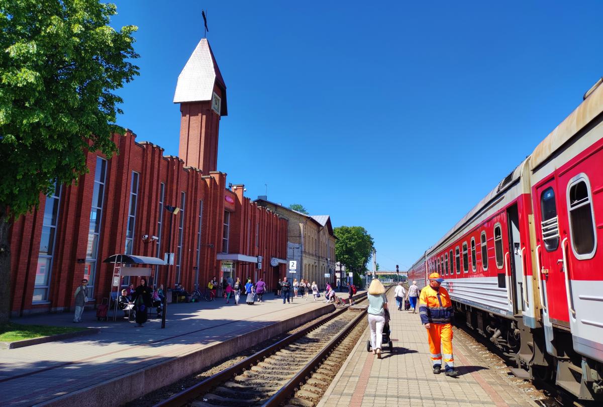 Наразі проїзд для українців у литовських поїздах безкоштовний / фото Марина Григоренко (Клайпеда, Литва)