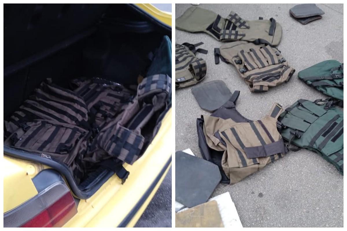 На самом деле элементы защиты были изготовлены кустарным способом с использованием низкокачественных металлических пластин / фото facebook.com/kyiv.gp.gov.ua На самом деле элементы защиты были изготовлены кустарным способом с использованием низкокачественных металлических пластин / фото facebook.com/kyiv.gp.gov.ua