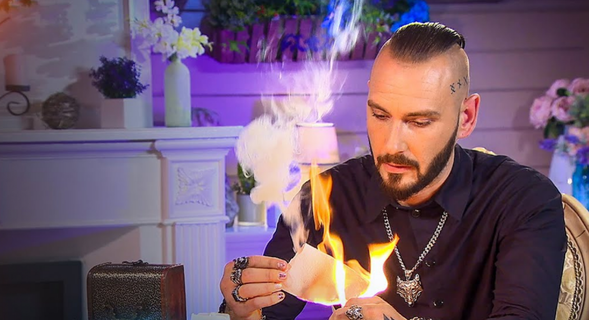 Денис Маклашевський / Скріншот програми "Битва екстрасенсів"