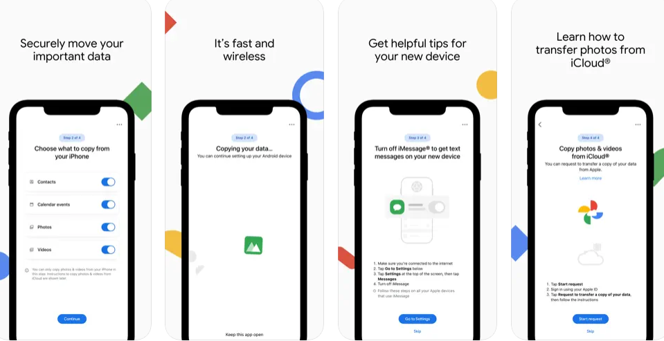 З iPhone на Android: як швидко перенести свої дані / Скріншот З iPhone на Android: як швидко перенести свої дані / Скріншот