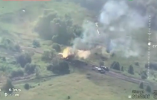 На Донбассе ВСУ из "Байрактара" мастерски уничтожили российский танк Т-72 (видео)