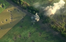 59-я бригада ВСУ показала превращение в удобрения БМП оккупантов вместе с экипажем (видео)