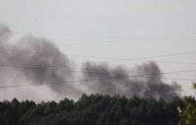 В Брянской области вновь загорелась воинская часть: СМИ показали видео