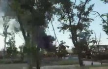 У Маріуполі "раптом" згоріли вантажівки окупантів та помер співробітник МНС РФ (відео)