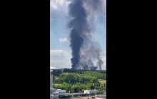 В оккупированном Донецке загорелась военная база русских войск (фото, видео)