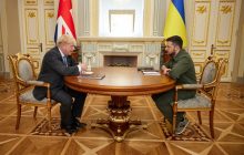 Зеленский рассказал о своей встрече с Джонсоном в Киеве