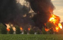 Ракетный удар РФ по нефтебазе под Днепром: число пострадавших возросло