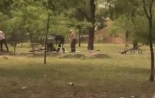 В Мариуполе оккупанты выкапывают тела людей и хоронят их в братских могилах (видео)