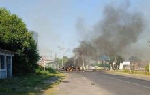На Полтавщине загорелось военное авто, которое перевозило боекомплект: есть жертвы (фото)
