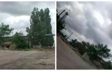 Мощный обстрел Николаева случайно попал на видео