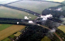 Артиллеристы 95-й бригады ювелирными ударами уничтожили колонну грузовиков РФ (видео)