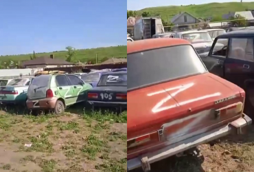 У Маріуполі окупанти націоналізують автомобілі українців (відео)