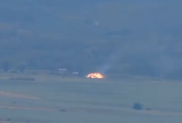 ЗСУ впоралися зі ще одним вертольотом росіян на Донбасі (відео)