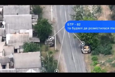 Українські артилеристи ефектно розгромили скупчення техніки окупантів (відео)