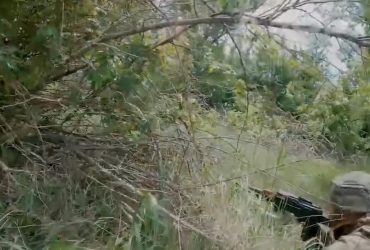 З'явилося відео ближнього бою з росіянами у Запорізькій області
