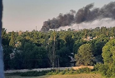 На окупованій Луганщині горить база вагнерівців - журналіст (фото)