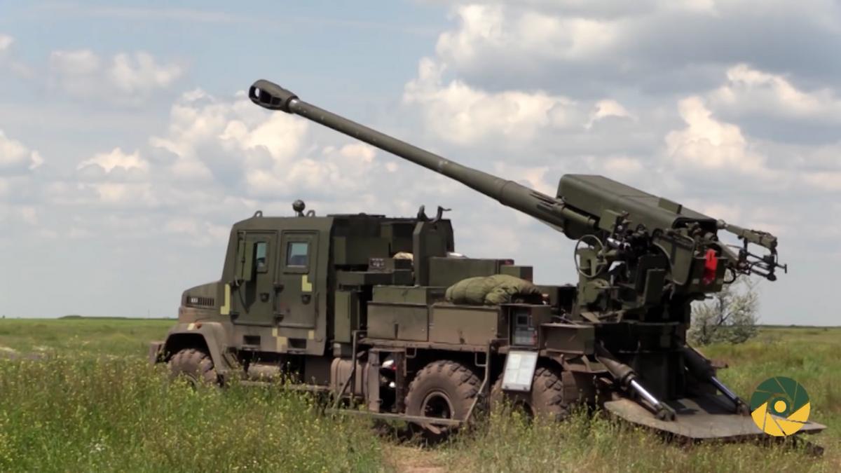 САУ "Богдана" разработана под натовский калибр 155 мм / Фото - Военное телевидение САУ "Богдана" разработана под натовский калибр 155 мм / Фото - Военное телевидение