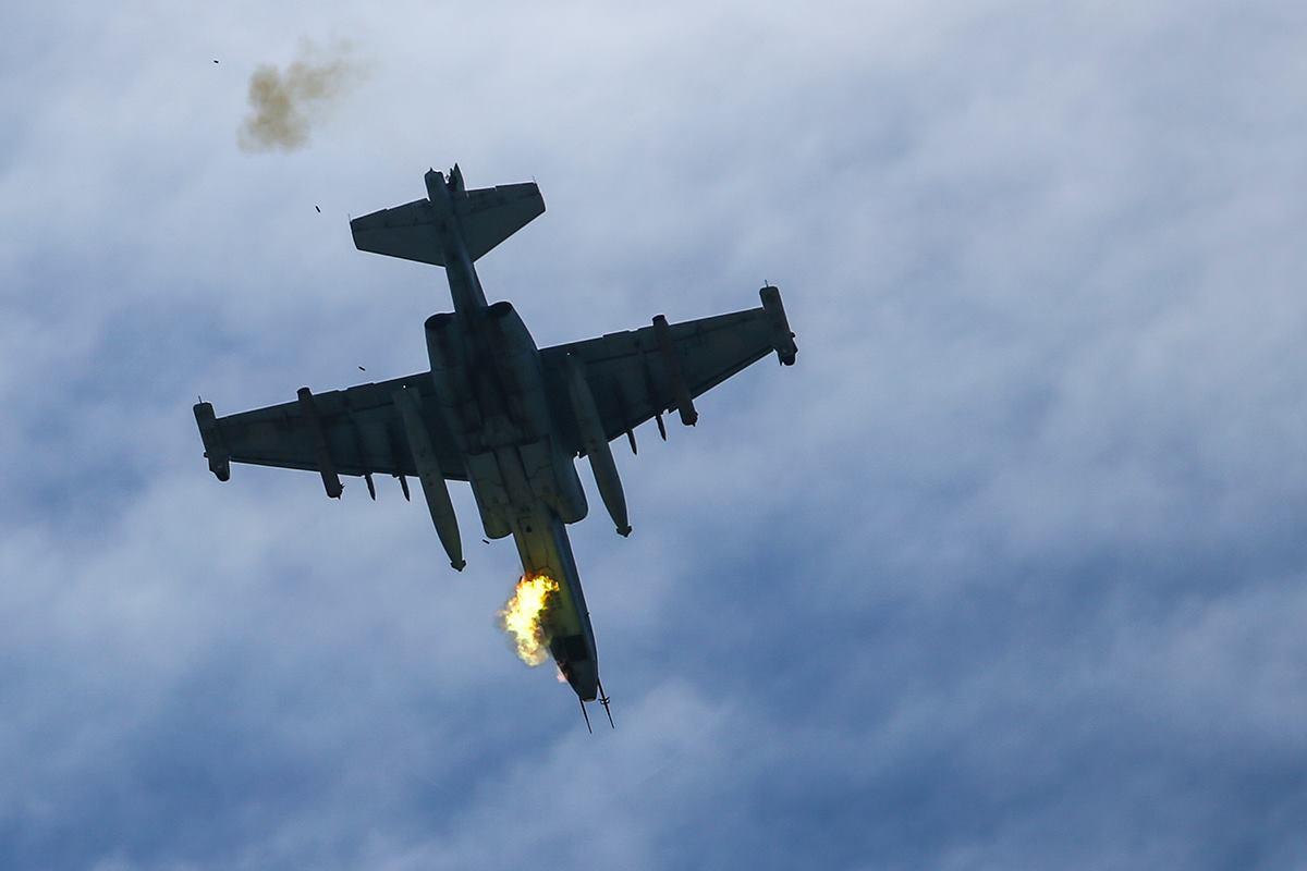 ЗСУ знищили російський штурмовик Су-25 / Міноборони Російської Федерації