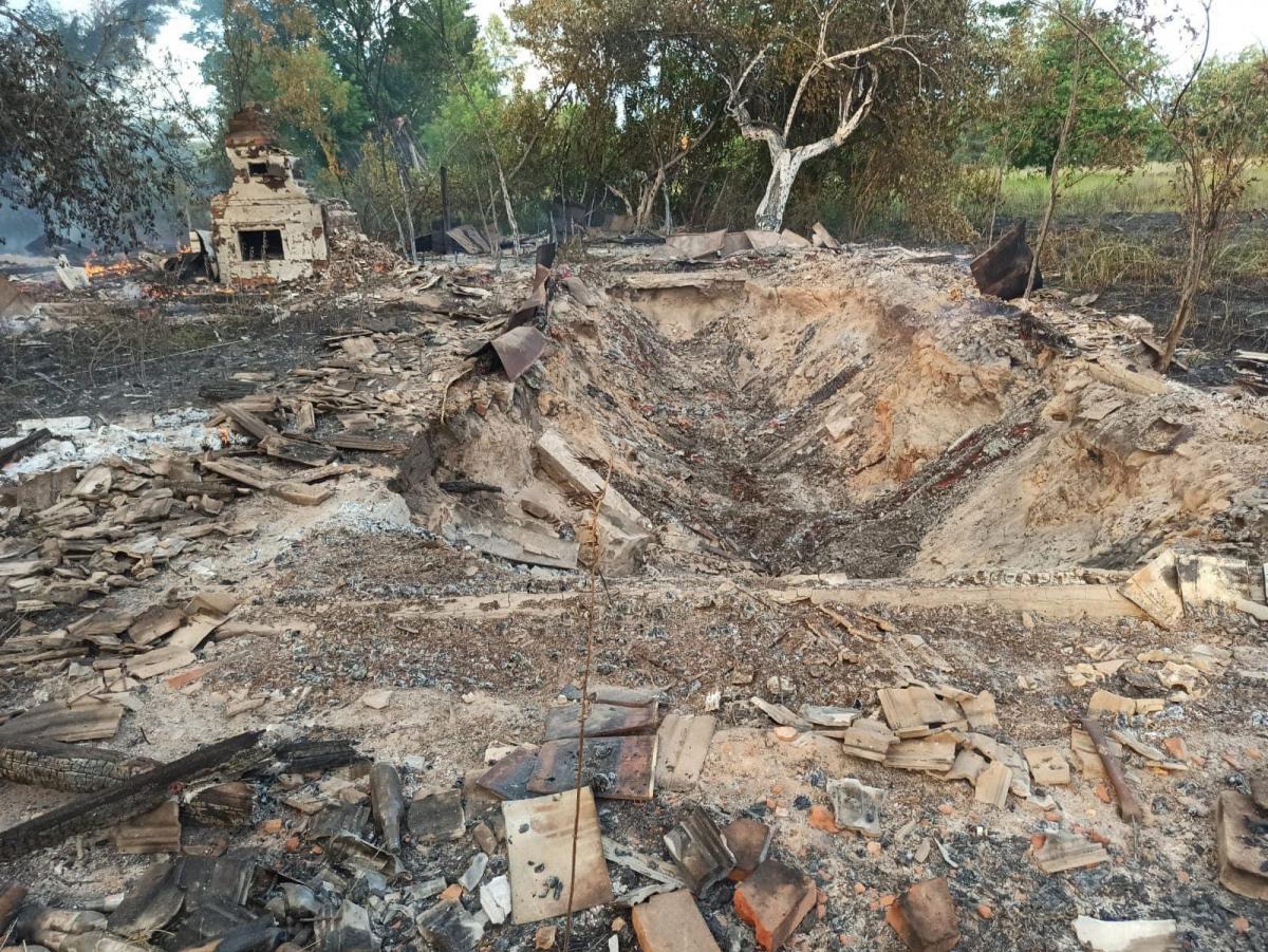 Російські окупаційні війська в черговий раз здійснили обстріл одного з населених пунктів Семенівської громади / фото Андрій Анікієнко