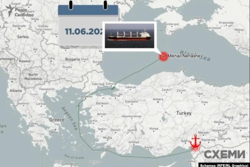 Спутники фиксируют из космоса корабли в порту "Авлита" / фото"схемы" Спутники фиксируют из космоса корабли в порту "Авлита" / фото"схемы"