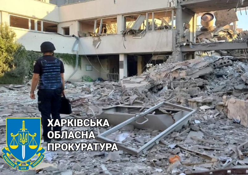 У Харкові вороги обстріляли виш, загинув сторож / фото facebook.com/prokuraturakharkiv