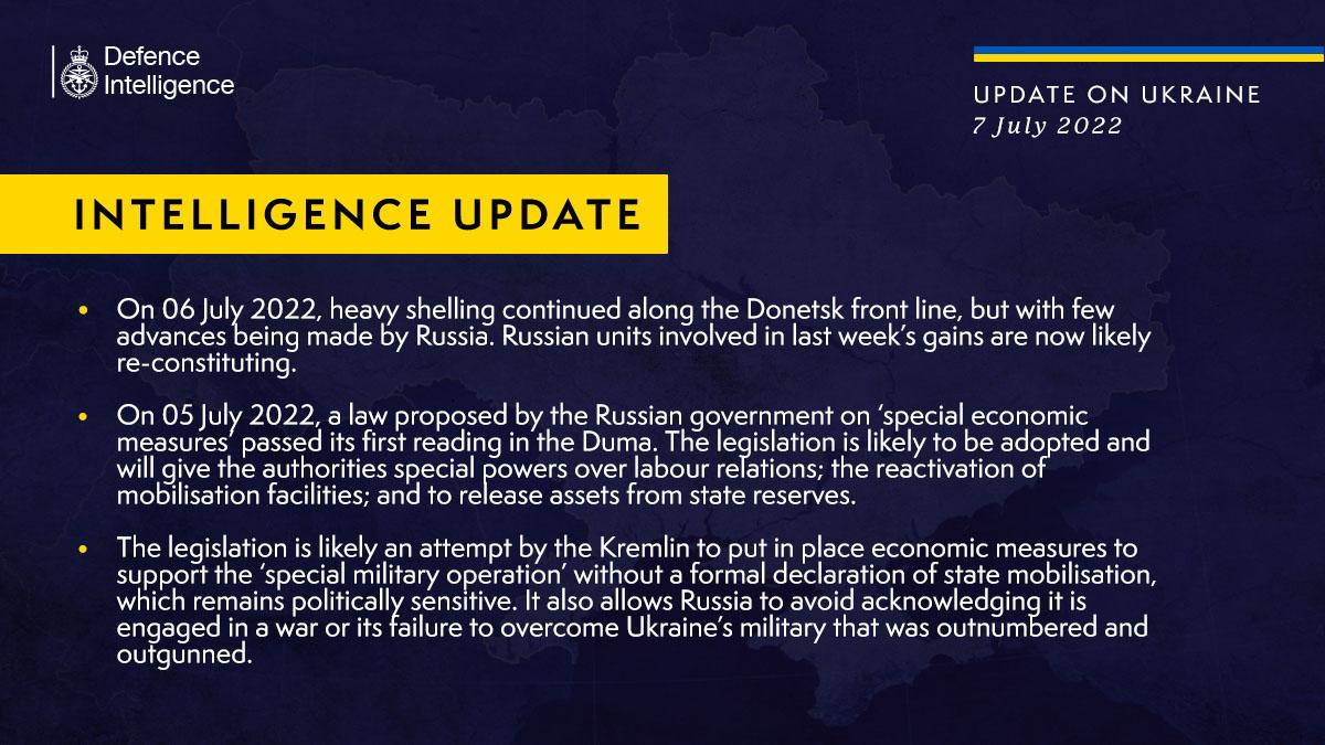Звіт британської розвідки щодо війни в Україні / фото Twitter, Ministry of Defence Звіт британської розвідки щодо війни в Україні / фото Twitter, Ministry of Defence