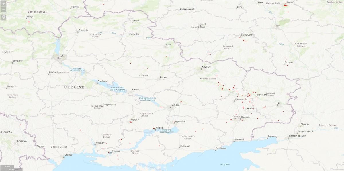 Ситуація на лінії фронту за останню добу / скріншот Ситуація на лінії фронту за останню добу / скріншот