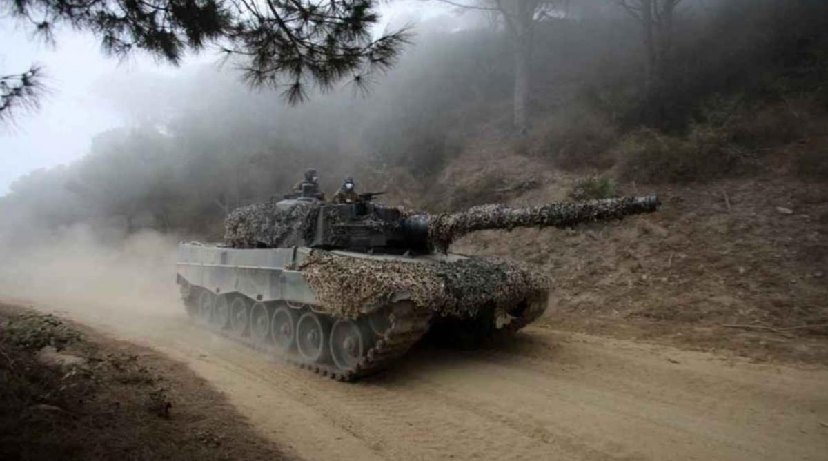 Танк Leopard 2A4 / фото Минобороны Испании Танк Leopard 2A4 / фото Минобороны Испании