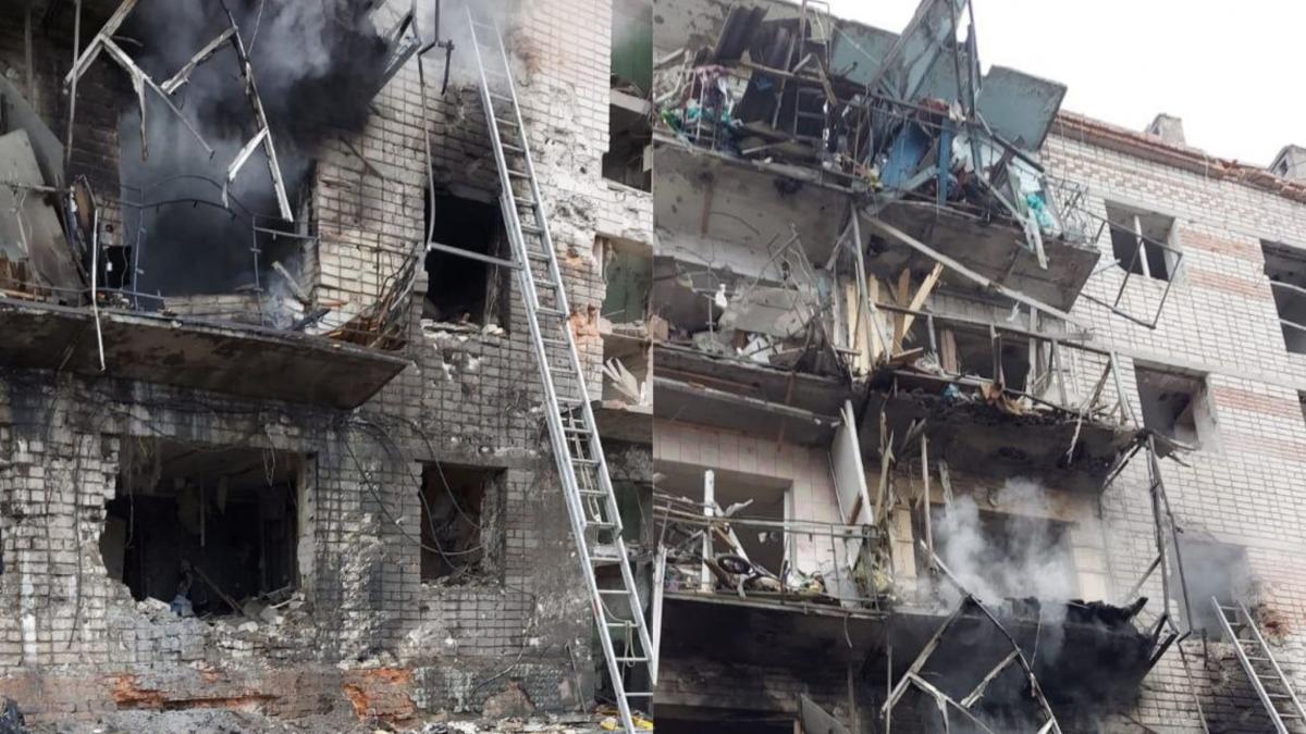 Наслідки обстрілів Харкова / фото ДСНС Наслідки обстрілів Харкова / фото ДСНС