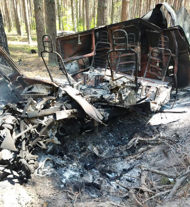 У Житомирській області машина з лісниками підірвалася на міні, є жертви / фото facebook.com/Yury Tarasyuk У Житомирській області машина з лісниками підірвалася на міні, є жертви / фото facebook.com/Yury Tarasyuk