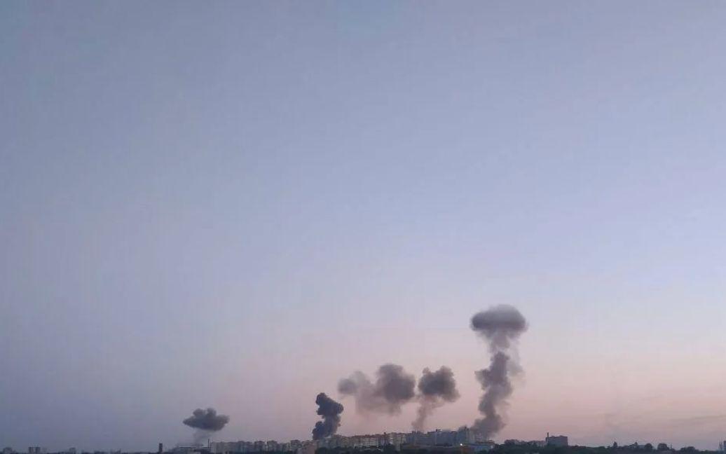 The occupiers fired rockets on the Dnieper The occupiers fired rockets on the Dnieper