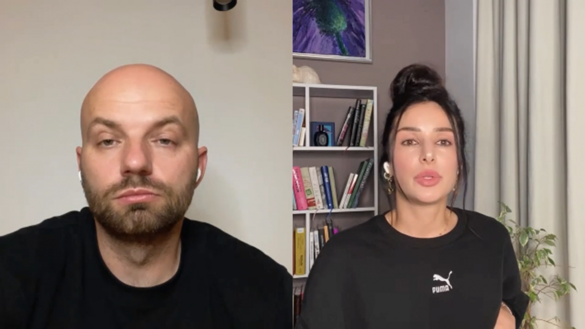 Злата Огневич дала интервью Славе Демину / Скриншот Злата Огневич дала интервью Славе Демину / Скриншот