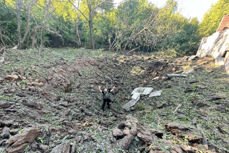 Окупанти використали проти мирних жителів Донецької області різне озброєння, зокрема, били з авіації / фото t.me/UA_National_Police