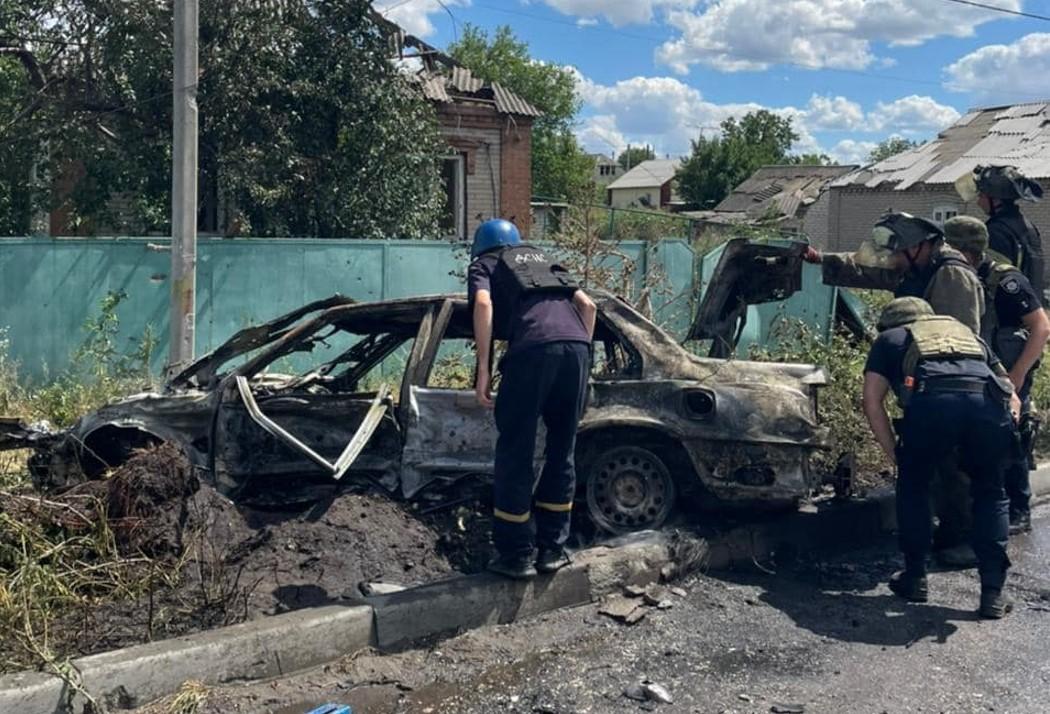Окупанти обстріляли Слов'янськ / фото Вадим Лях Окупанти обстріляли Слов'янськ / фото Вадим Лях