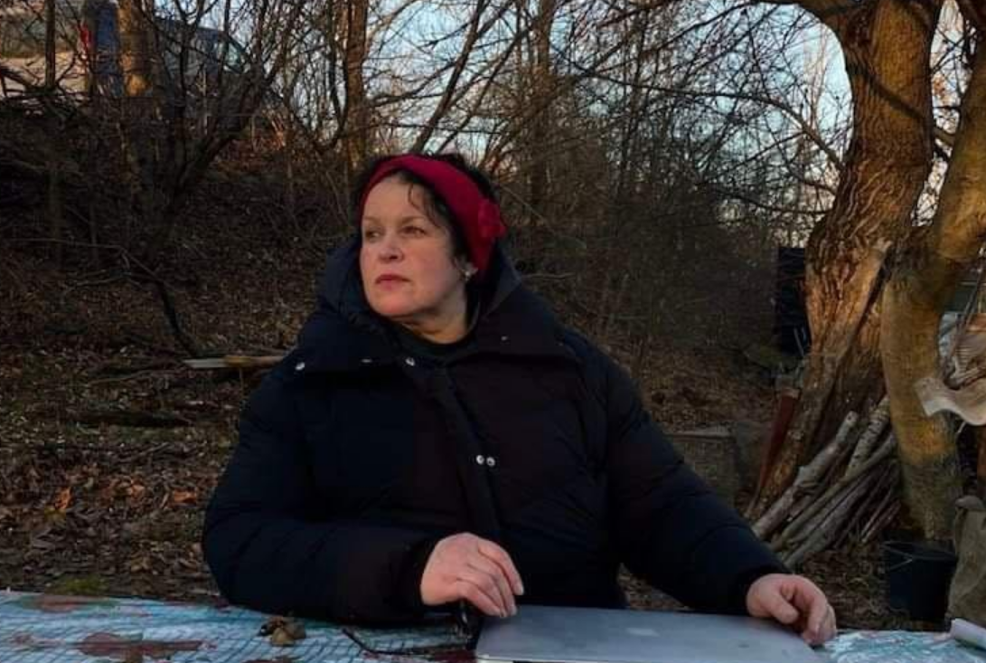 Руслана Писанка під час зйомок одного з фільмів / Фото - facebook.com/natalia.vorozhbyt